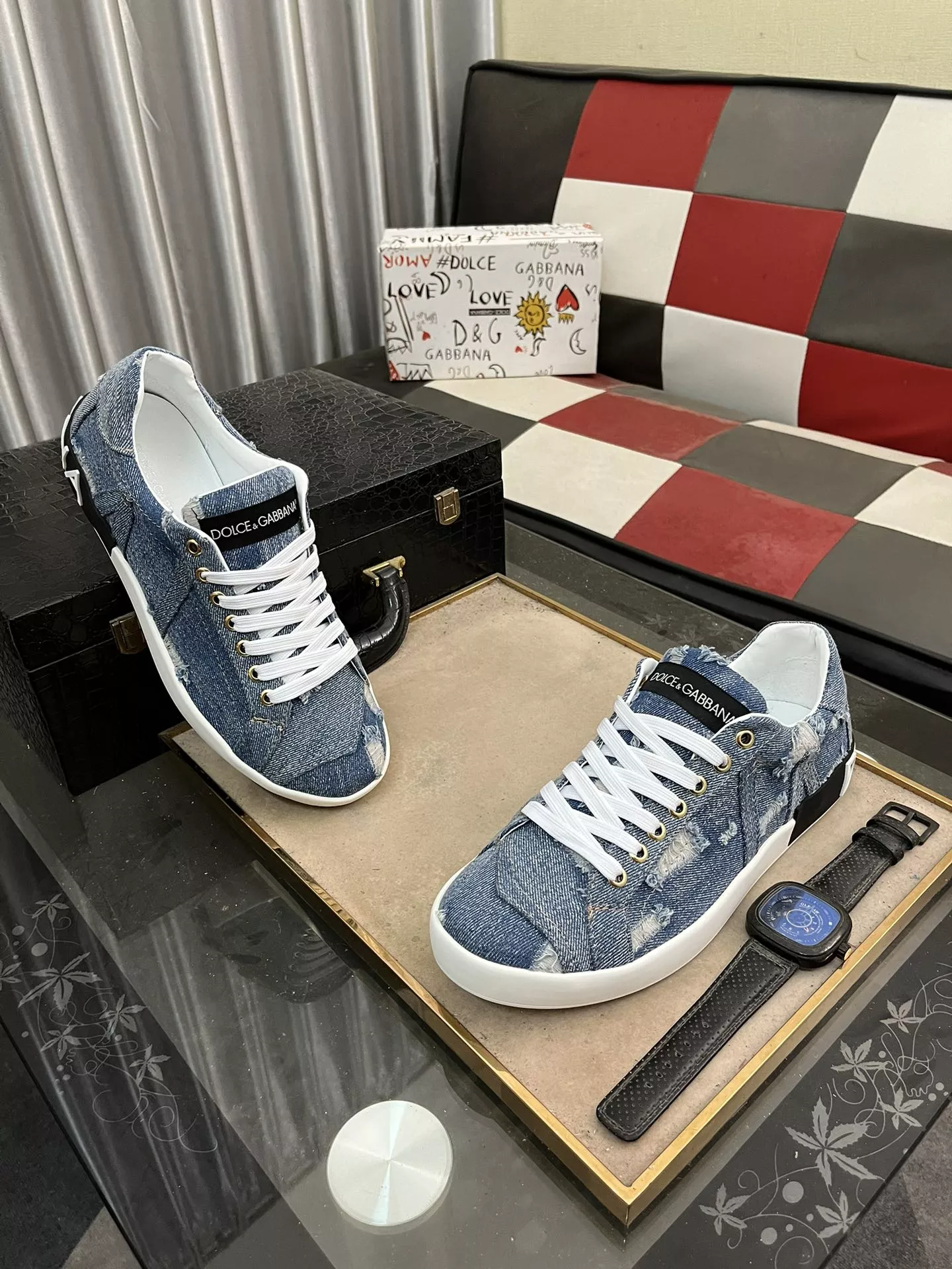 Dolce & Gabbana D&G Casual Shoes For Men Classic 8627