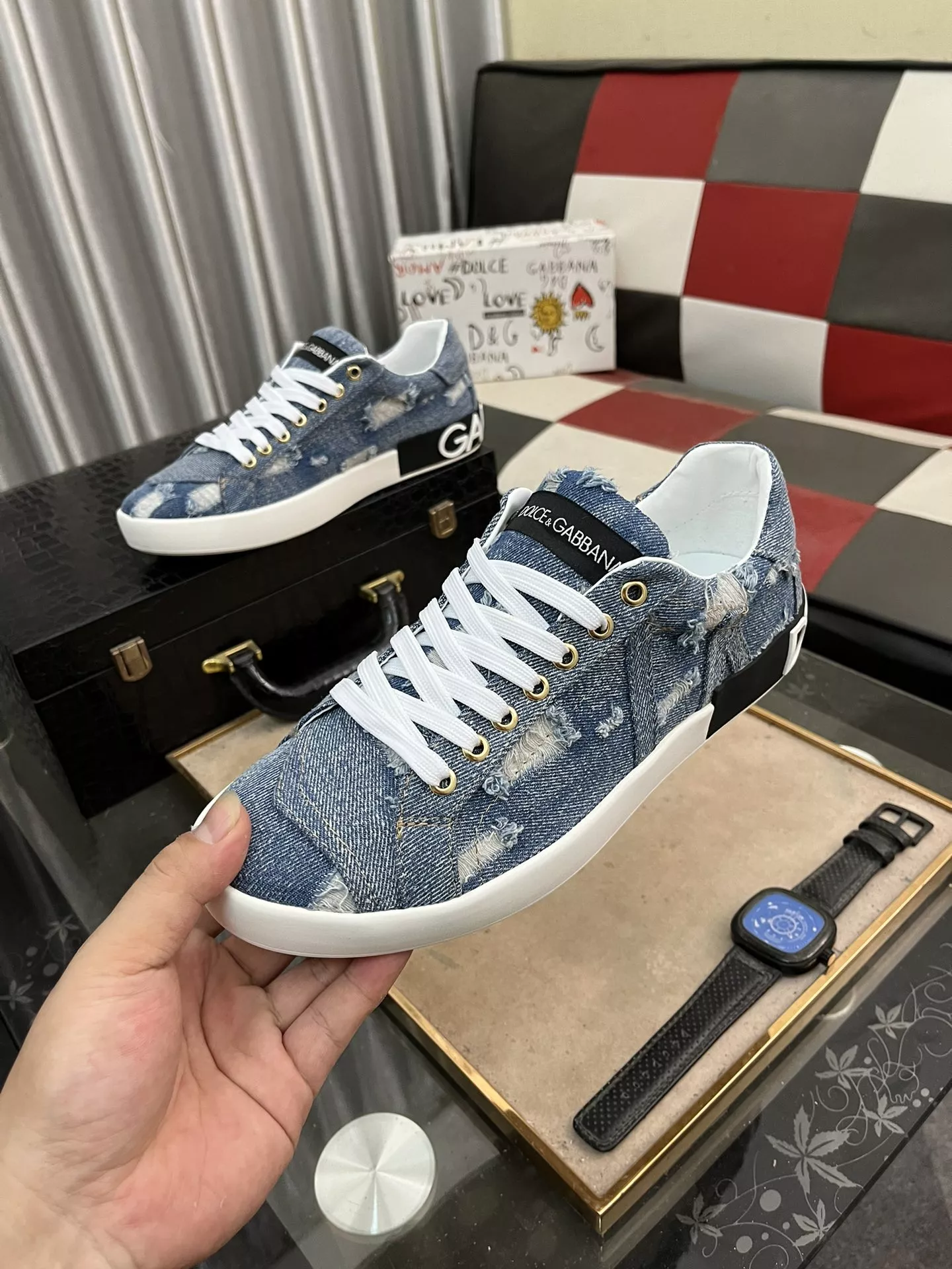 Dolce & Gabbana D&G Casual Shoes For Men Classic 8627
