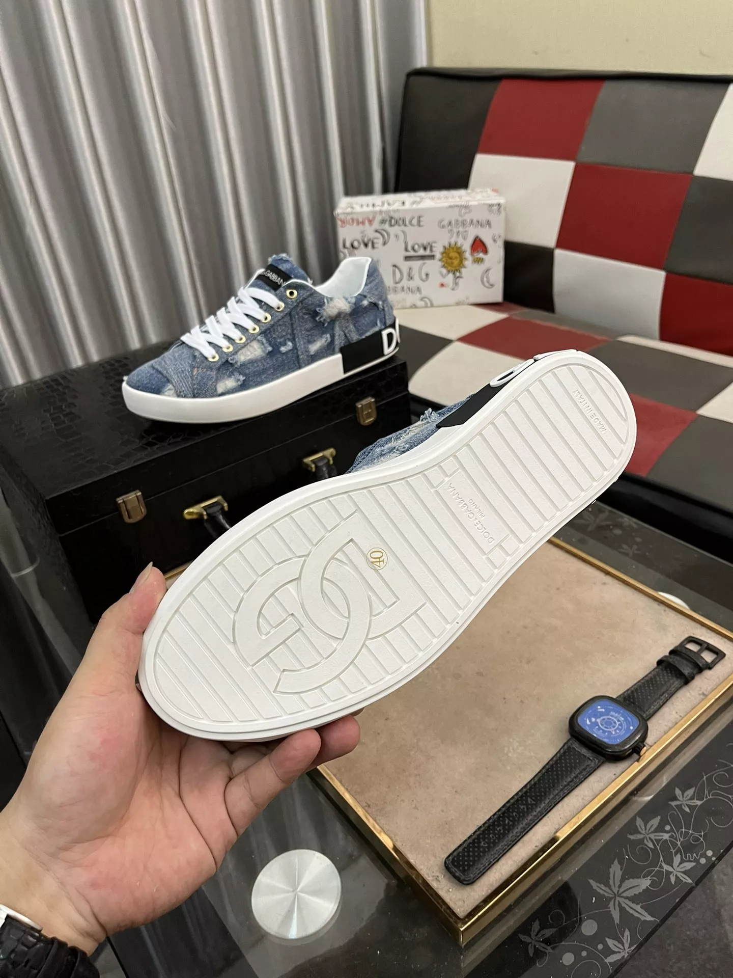 Dolce & Gabbana D&G Casual Shoes For Men Classic 8627