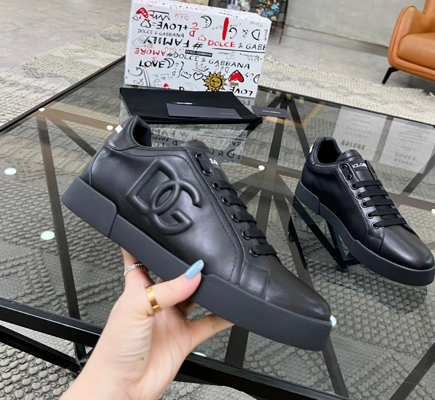 Dolce & Gabbana D&G Casual Shoes For Men Comfortable 7053
