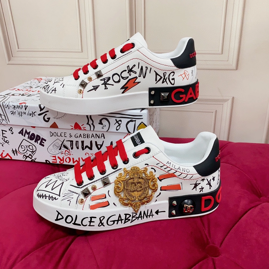 Dolce & Gabbana D&G Casual Shoes For Men Durable 539