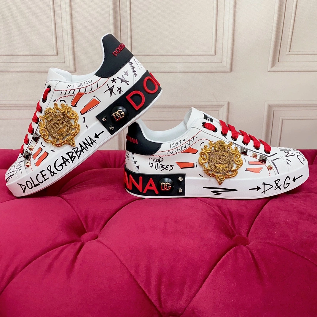 Dolce & Gabbana D&G Casual Shoes For Men Durable 539