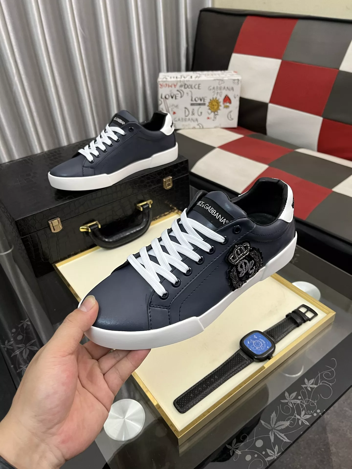 Dolce & Gabbana D&G Casual Shoes For Men Sleek 2033