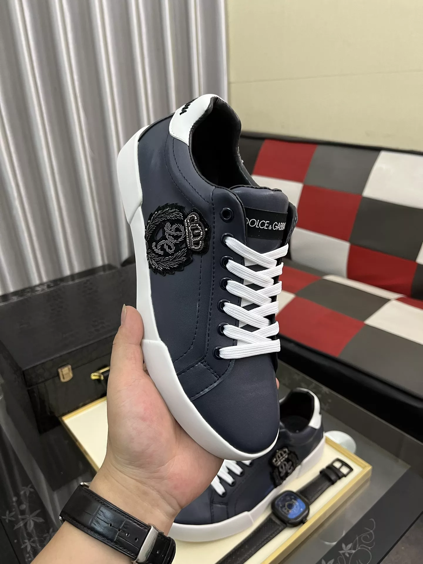 Dolce & Gabbana D&G Casual Shoes For Men Sleek 2033