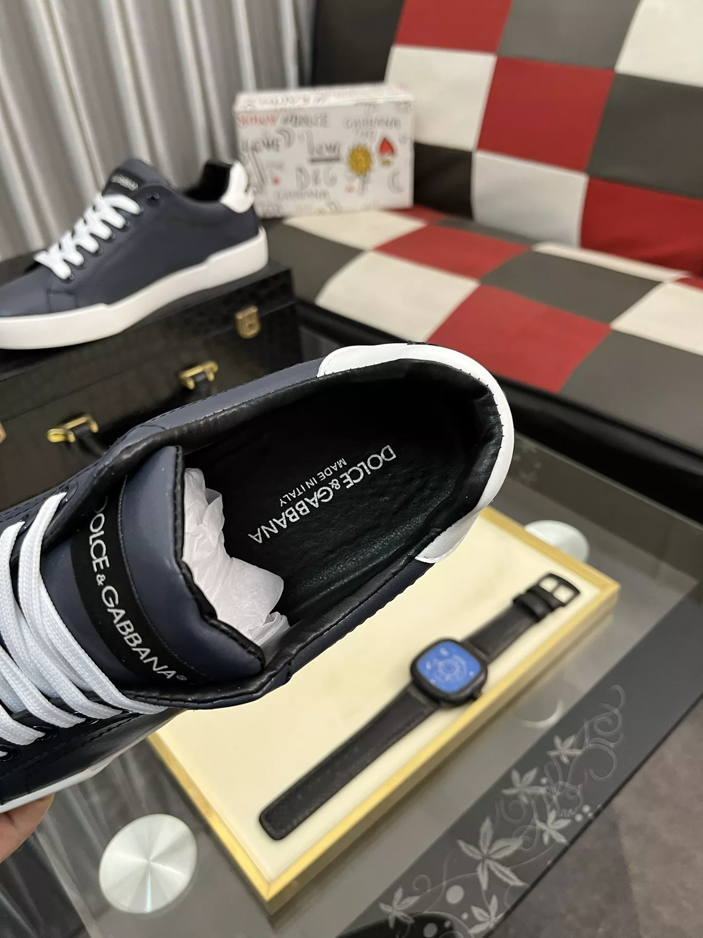 Dolce & Gabbana D&G Casual Shoes For Men Sleek 2033