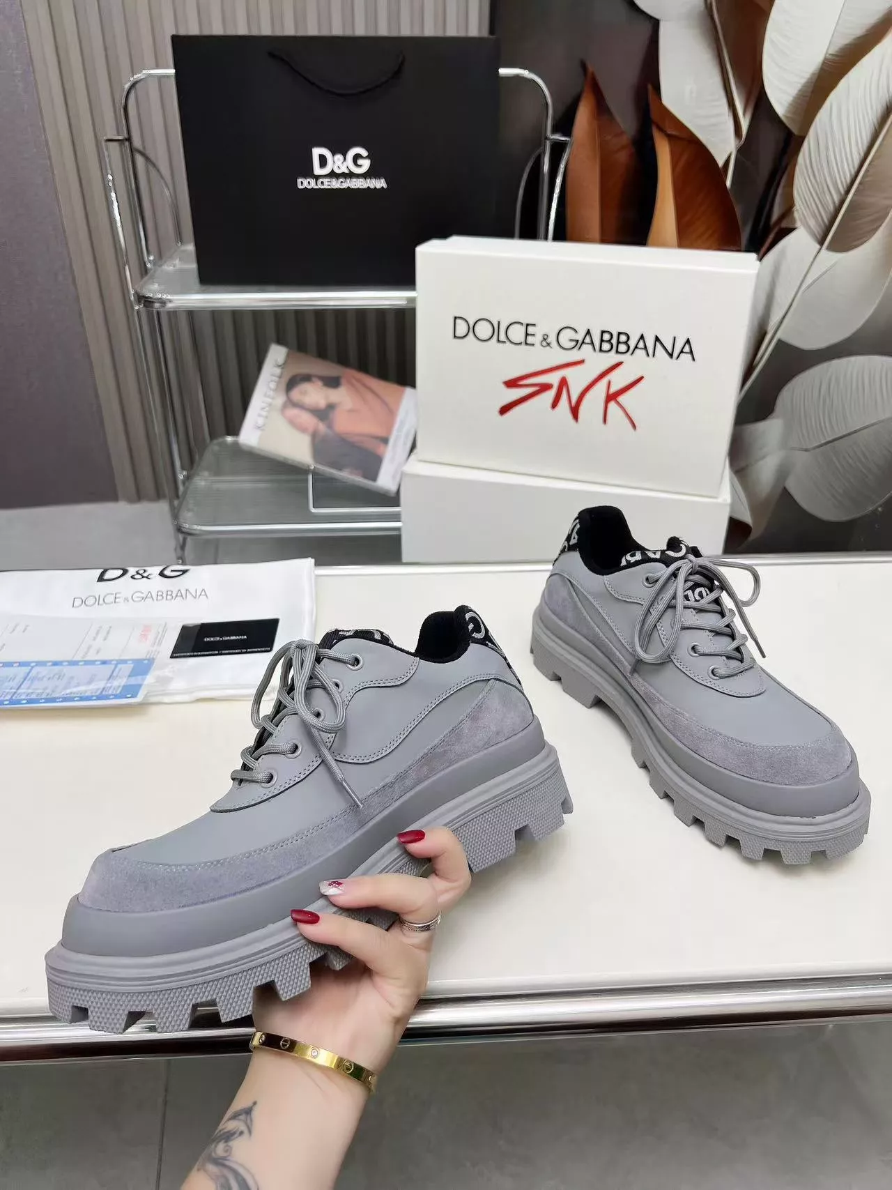 Dolce & Gabbana D&G Casual Shoes For Women Cozy 3314