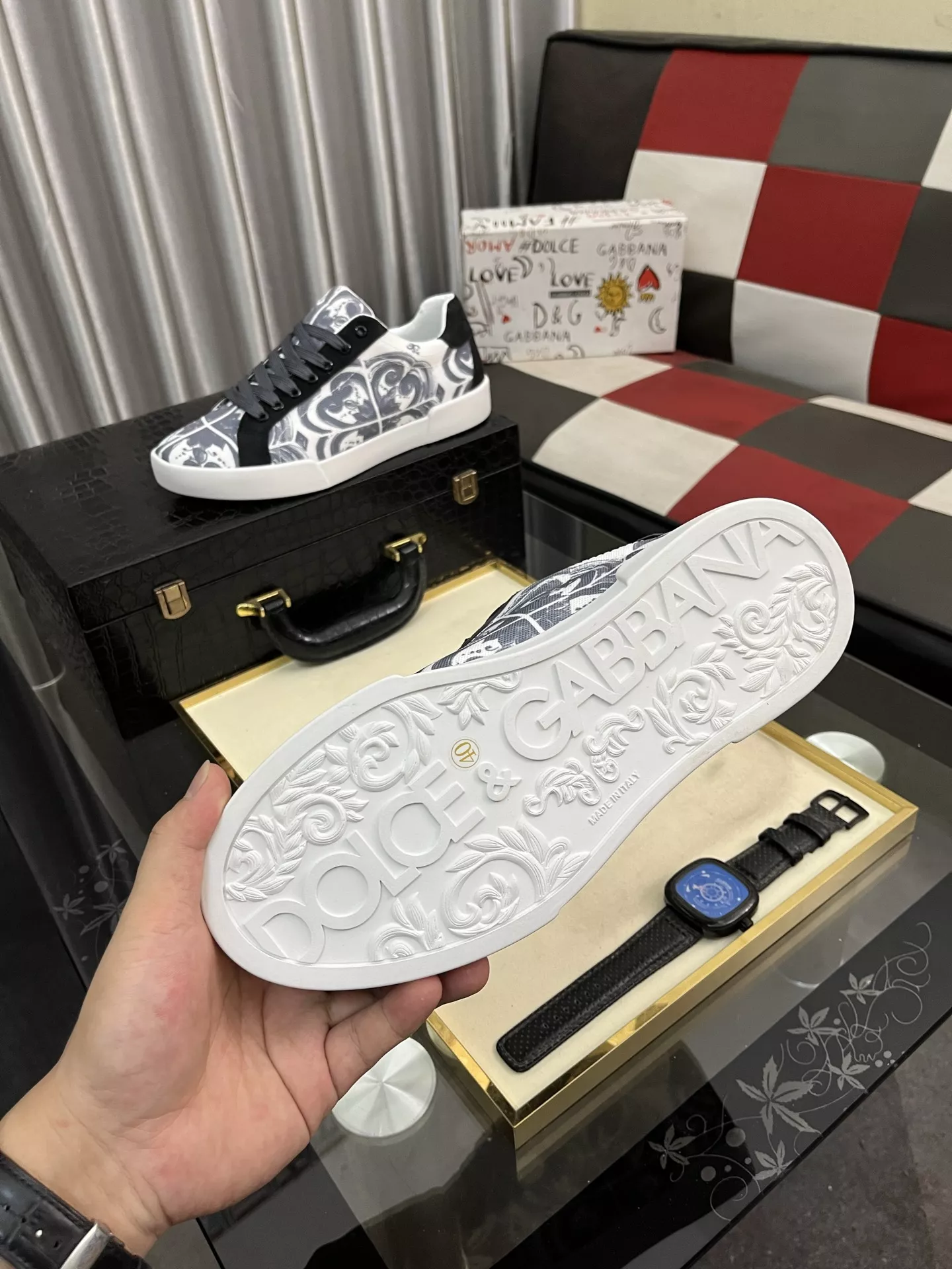 Dolce & Gabbana D&G Casual Shoes For Women Lightweight 4649