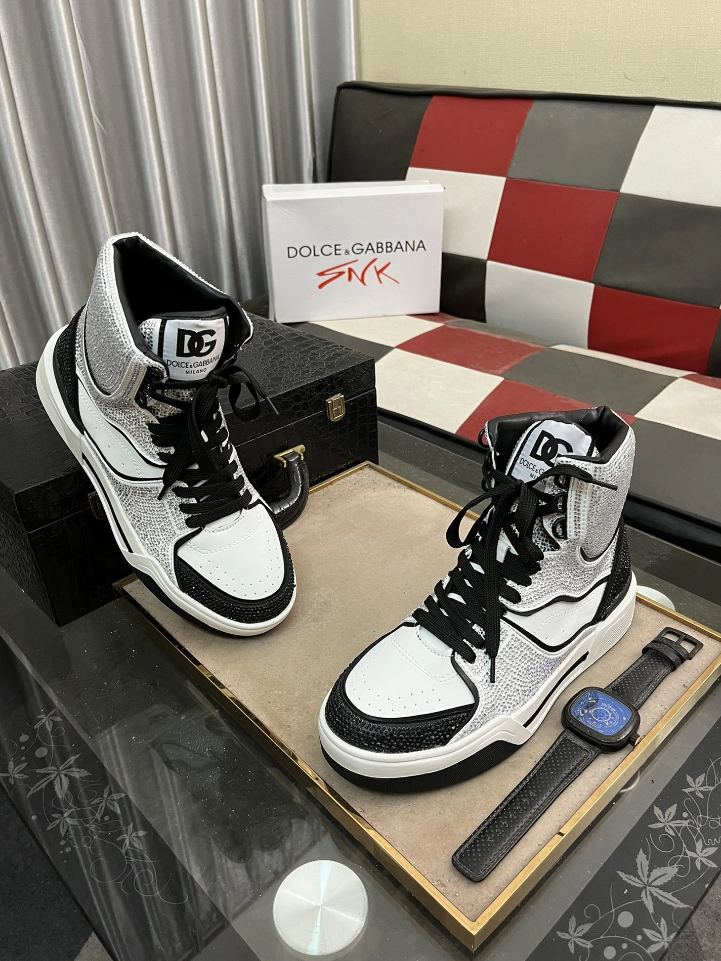 Dolce & Gabbana D&G High Top Shoes For Men EasyMatch 6520