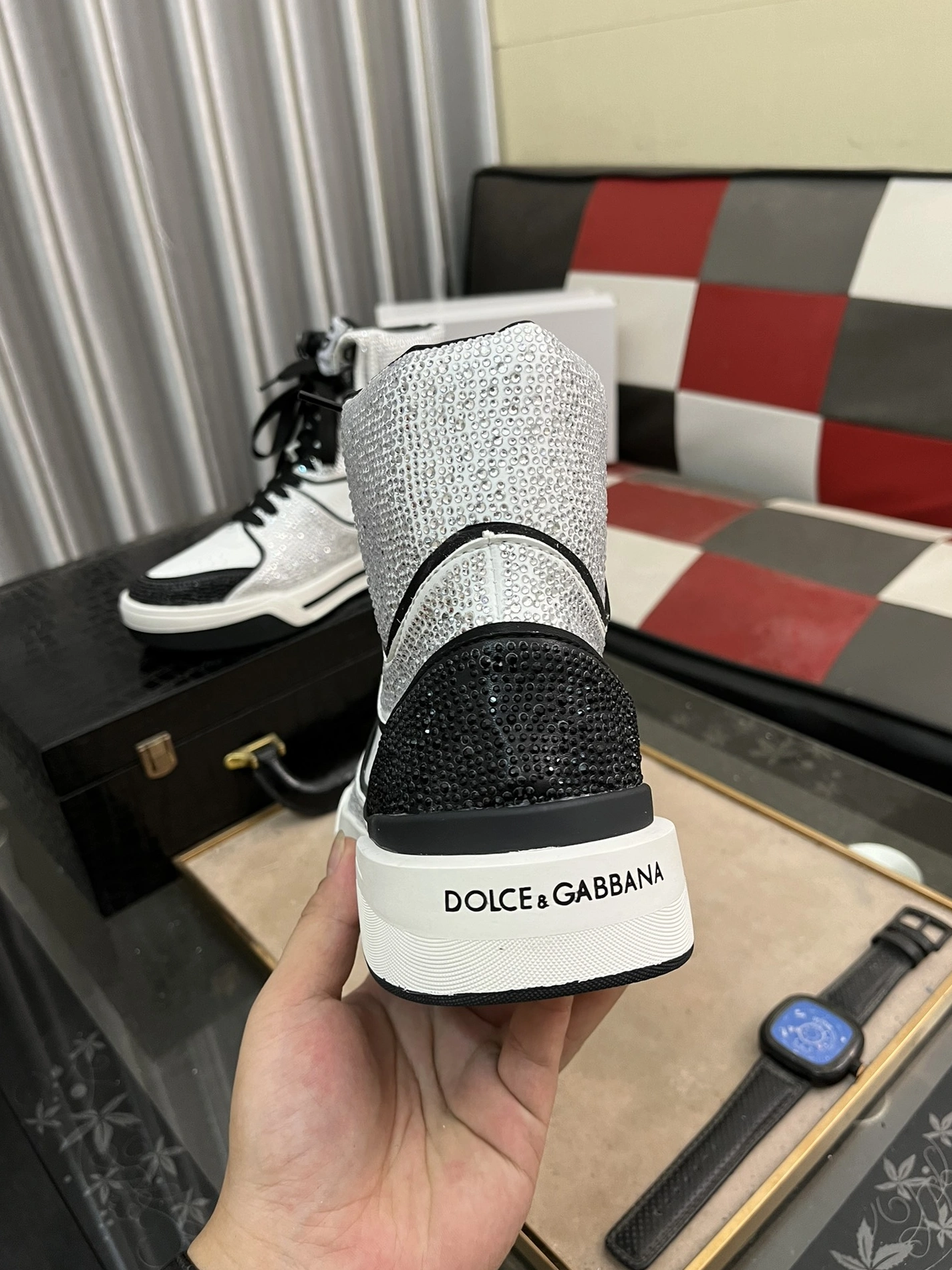 Dolce & Gabbana D&G High Top Shoes For Men EasyMatch 6520