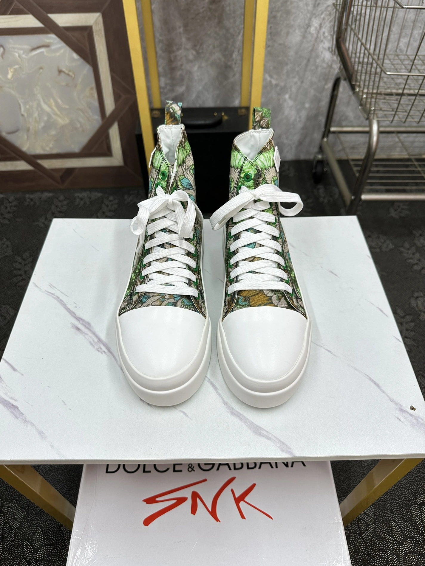 Dolce & Gabbana D&G High Top Shoes For Men EyeCatching 9557
