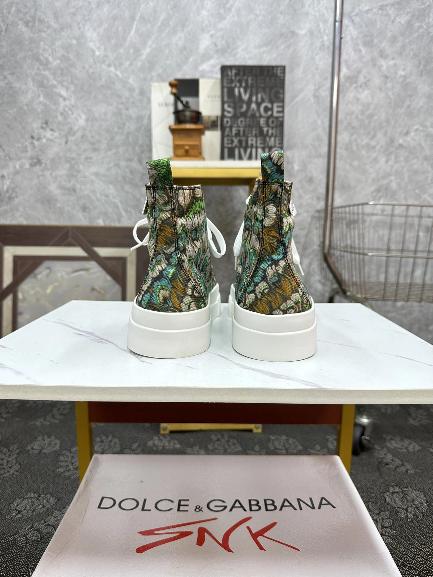 Dolce & Gabbana D&G High Top Shoes For Men EyeCatching 9557