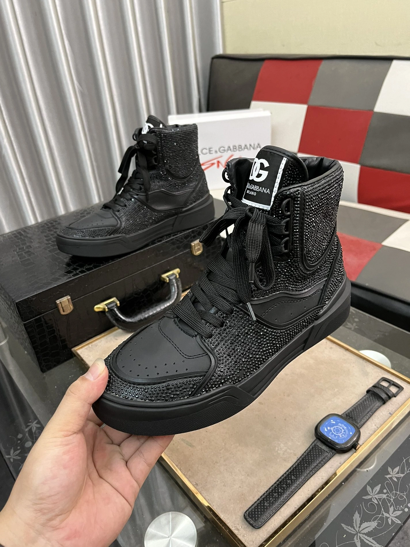 Dolce & Gabbana D&G High Top Shoes For Men WellDesigned 9163