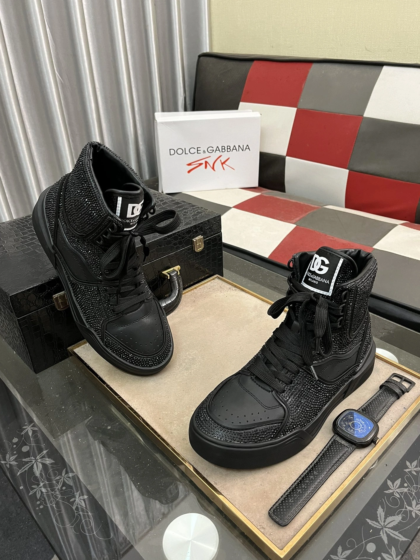 Dolce & Gabbana D&G High Top Shoes For Men WellDesigned 9163