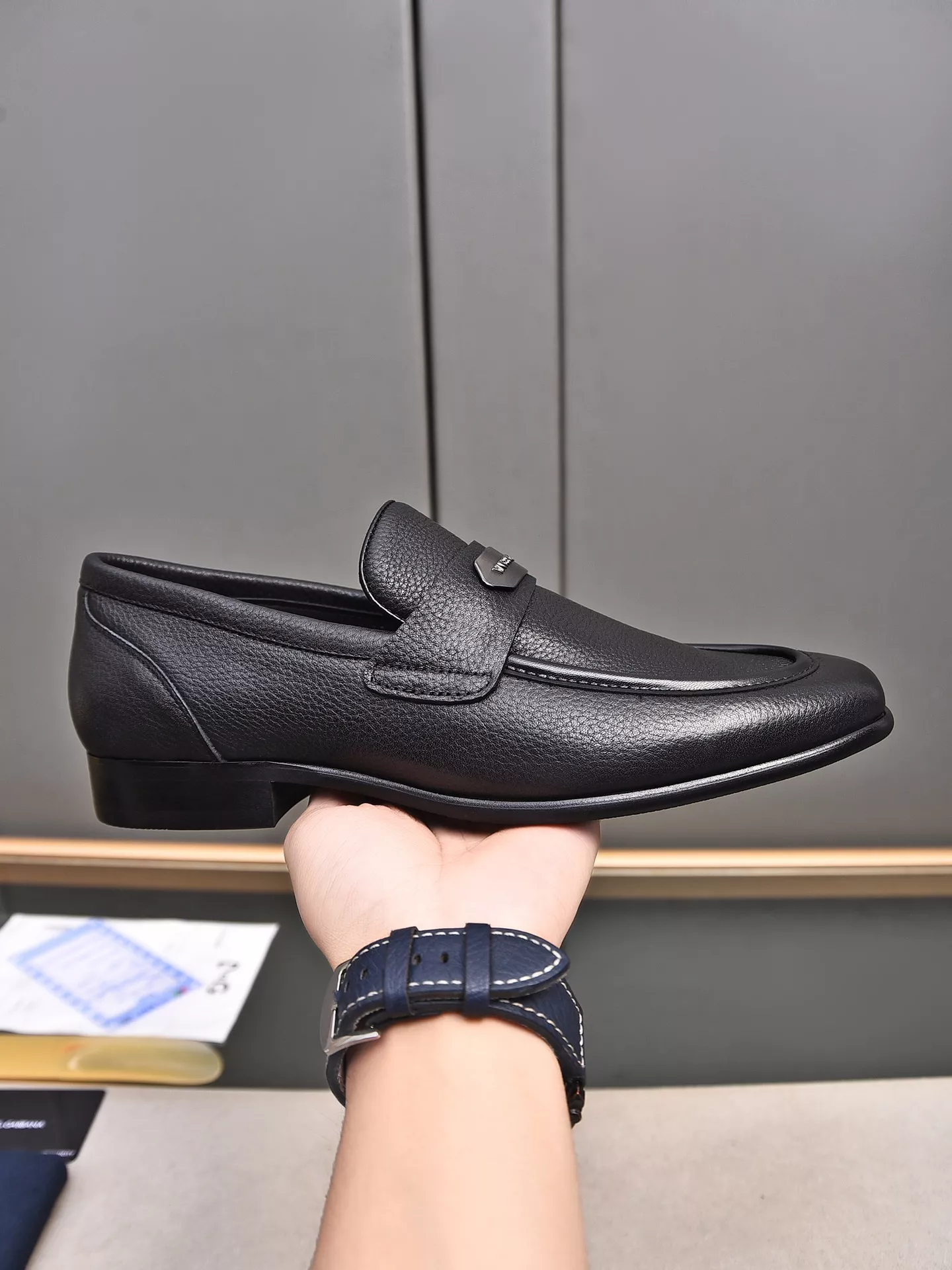 Dolce & Gabbana D&G Leather Shoes For Men Durable 867