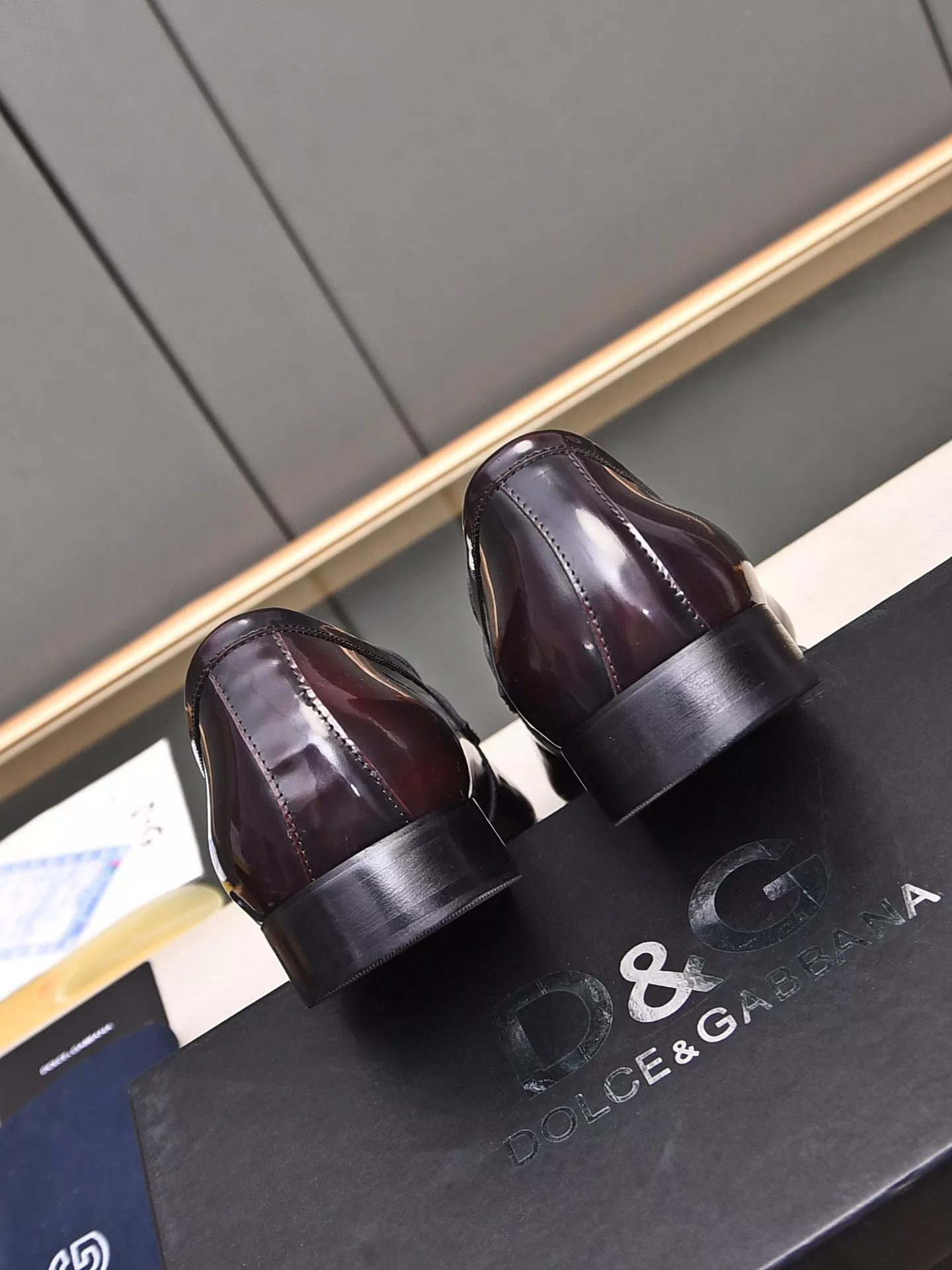 Dolce & Gabbana D&G Leather Shoes For Men Elegant 4103