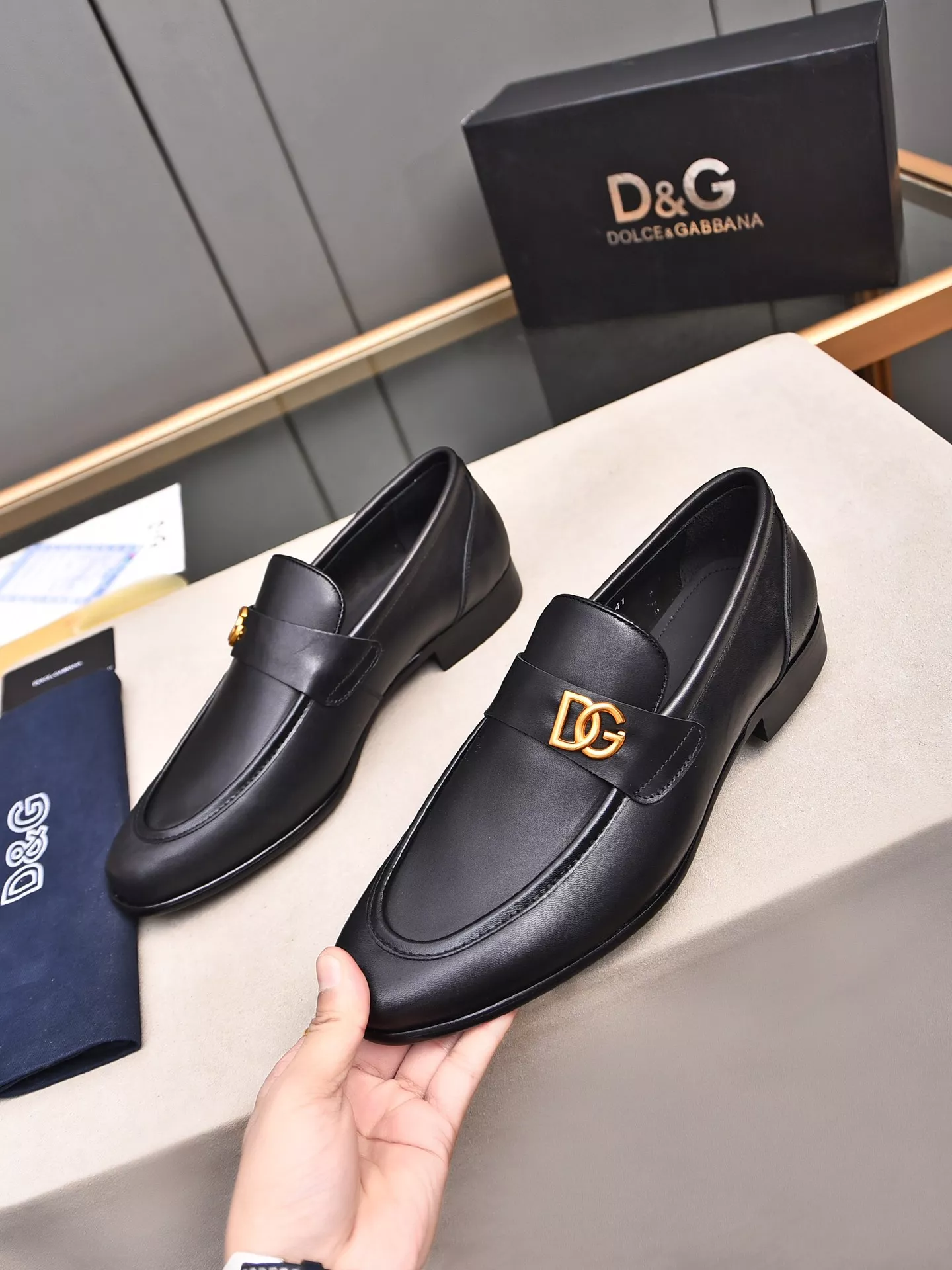 Dolce & Gabbana D&G Leather Shoes For Men Modern 6293