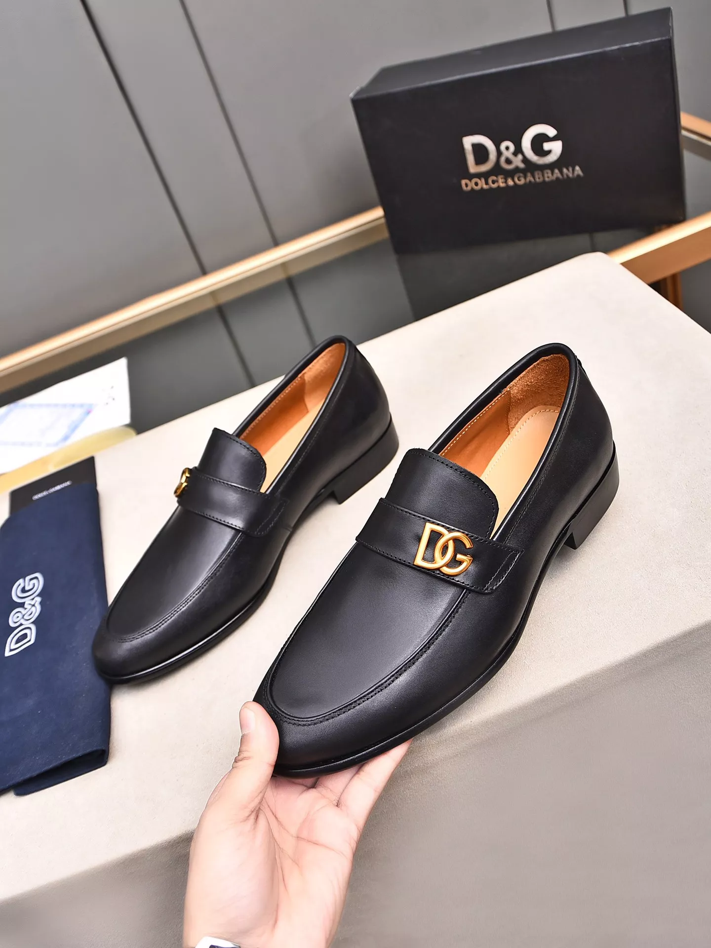 Dolce & Gabbana D&G Leather Shoes For Men TopPick 7025