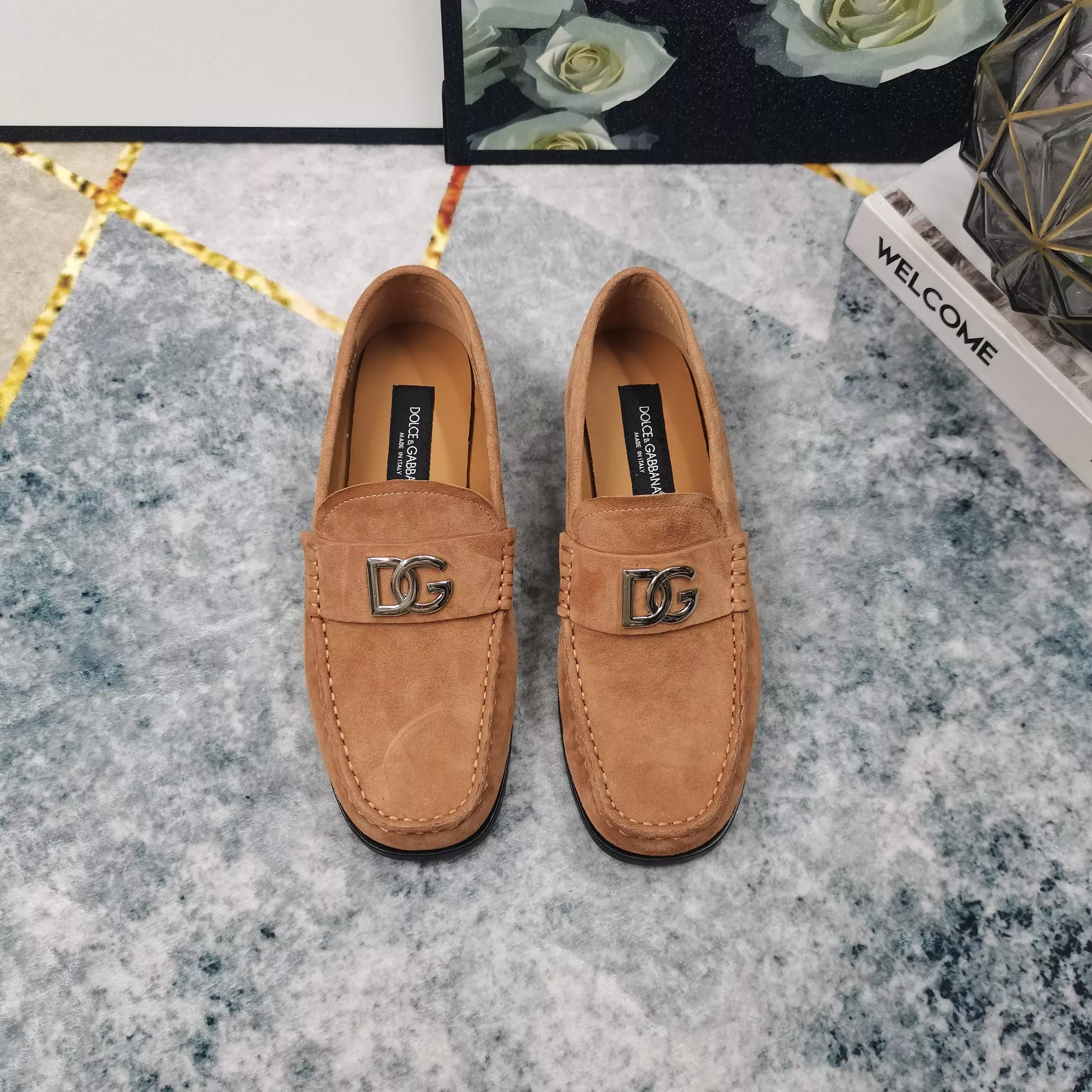 Dolce & Gabbana D&G Leather Shoes For Women Lightweight 5232
