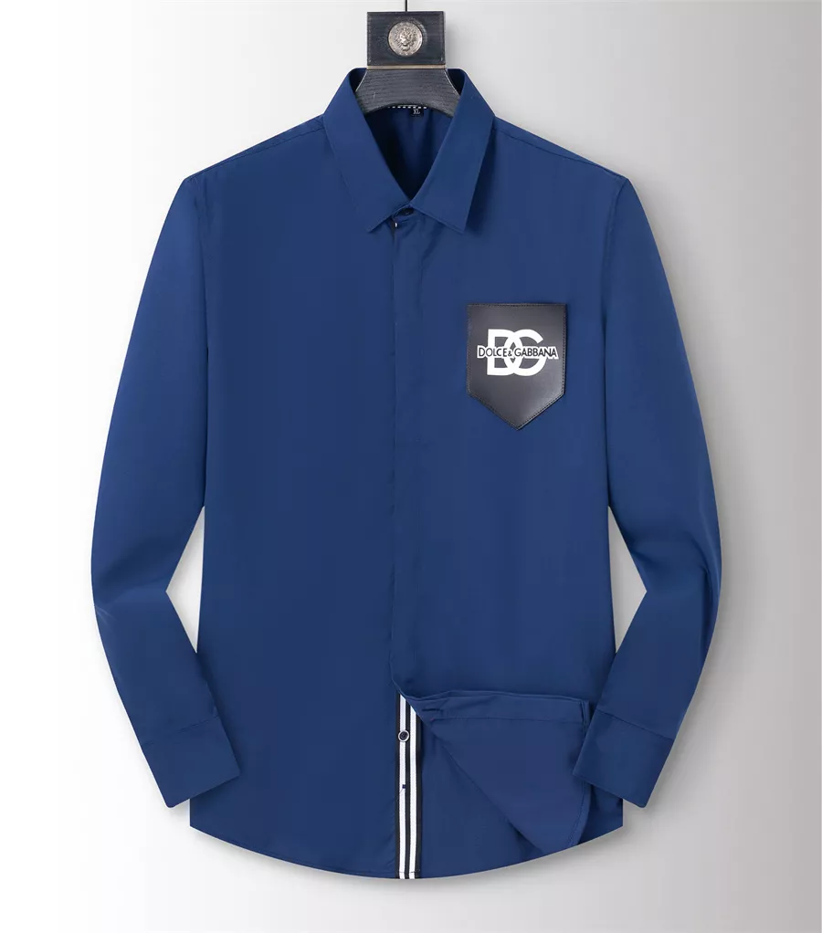 Dolce & Gabbana D&G Shirts Long Sleeved For Men DailyWear 1137