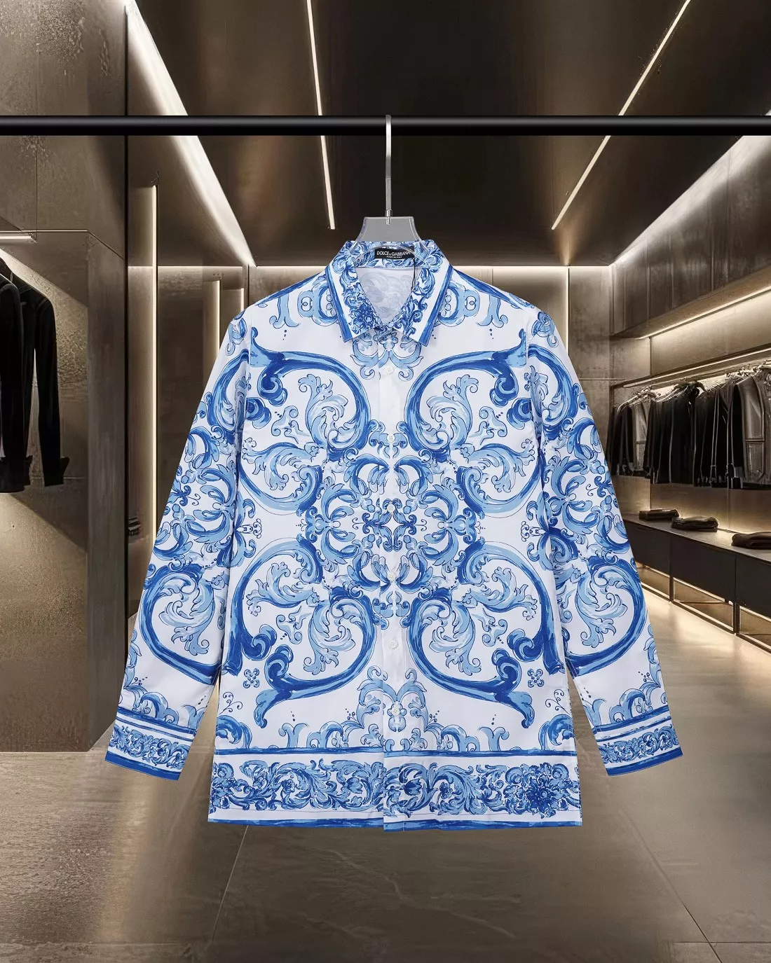 Dolce & Gabbana D&G Shirts Long Sleeved For Men Fashionable 1589