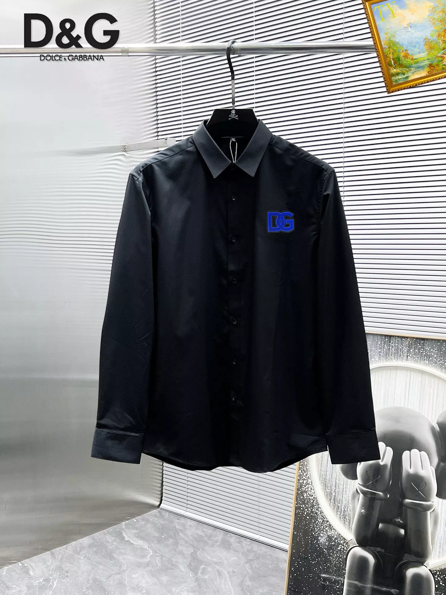 Dolce & Gabbana D&G Shirts Long Sleeved For Men Popular 4107