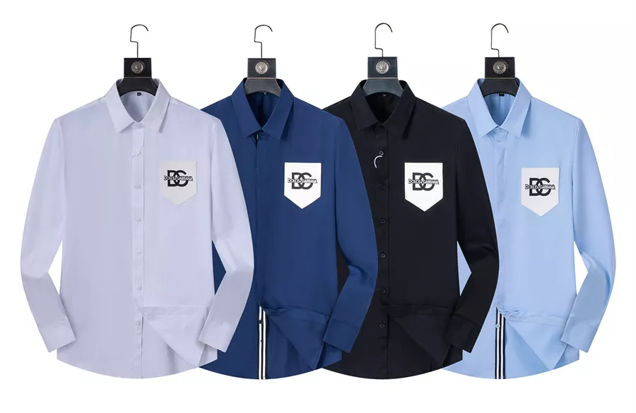 Dolce & Gabbana D&G Shirts Long Sleeved For Men Resilient 5110
