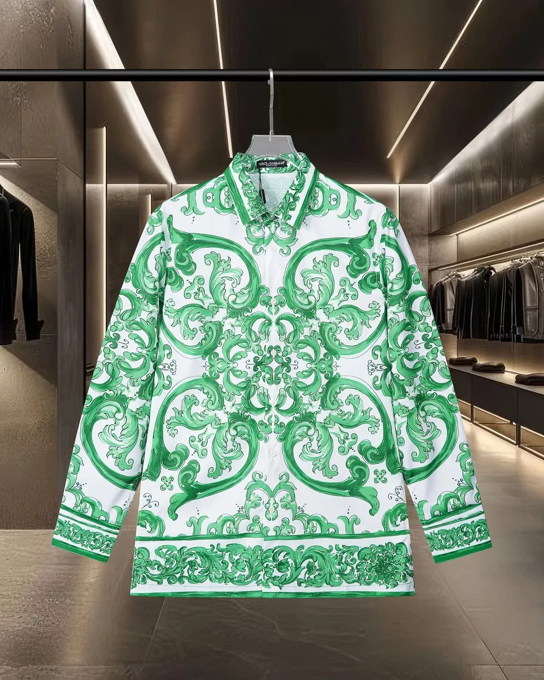 Dolce & Gabbana D&G Shirts Long Sleeved For Men Vibrant 6696