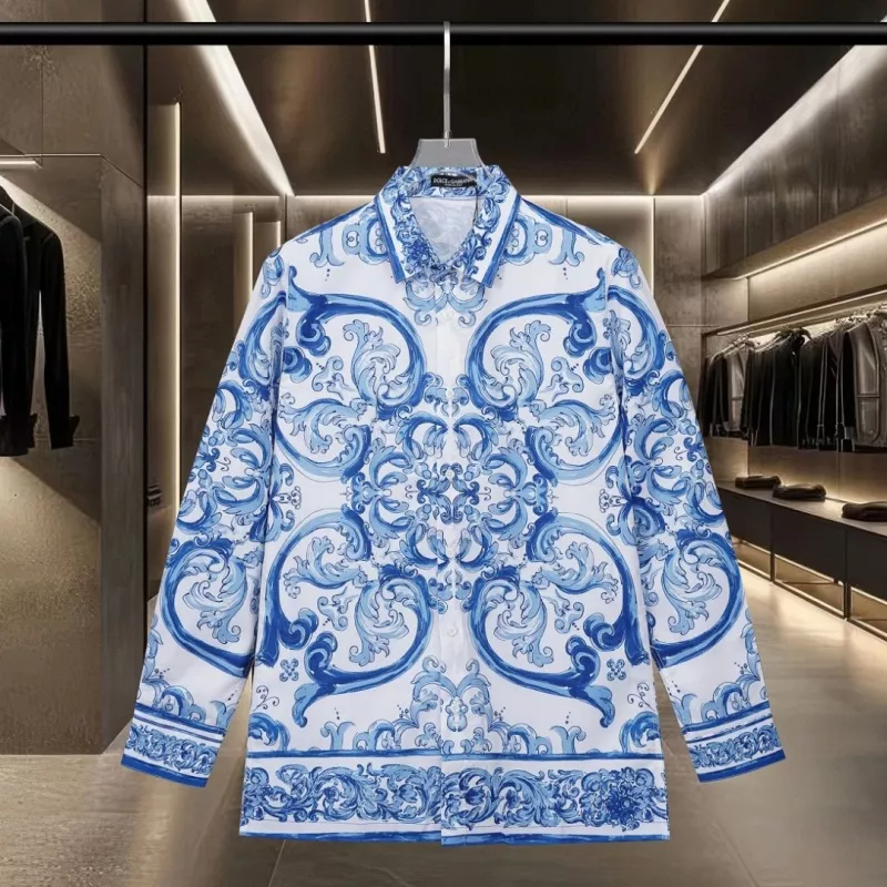 Dolce & Gabbana D&G Shirts Long Sleeved For Unisex StreetReady 9838