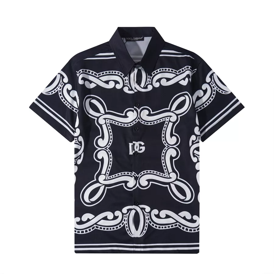 Dolce & Gabbana D&G Shirts Short Sleeved For Men Compact 2895
