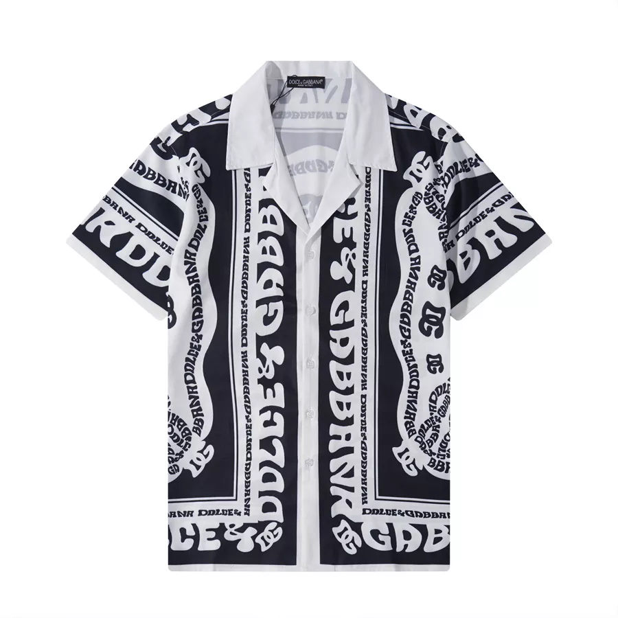 Dolce & Gabbana D&G Shirts Short Sleeved For Men DailyWear 3856