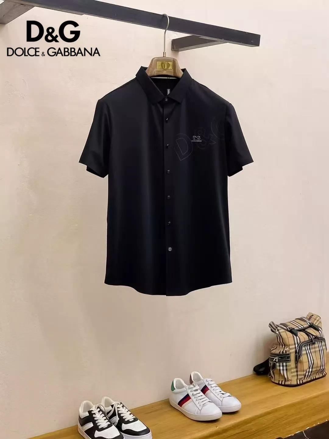 Dolce & Gabbana D&G Shirts Short Sleeved For Men Timeless 3254