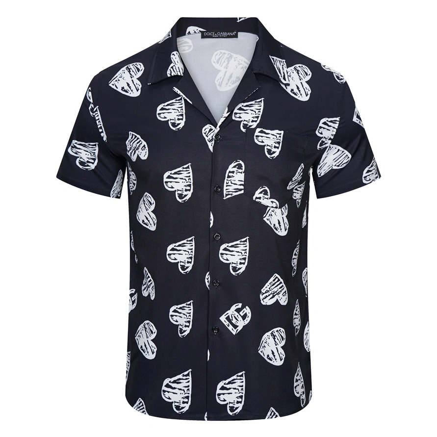 Dolce & Gabbana D&G Shirts Short Sleeved For Men Trendy 2258