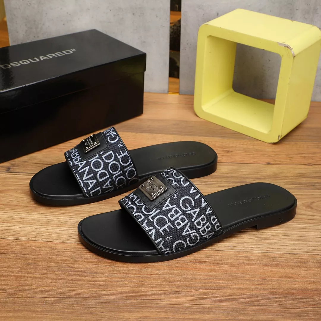 Dolce & Gabbana D&G Slippers For Men Affordable 7577