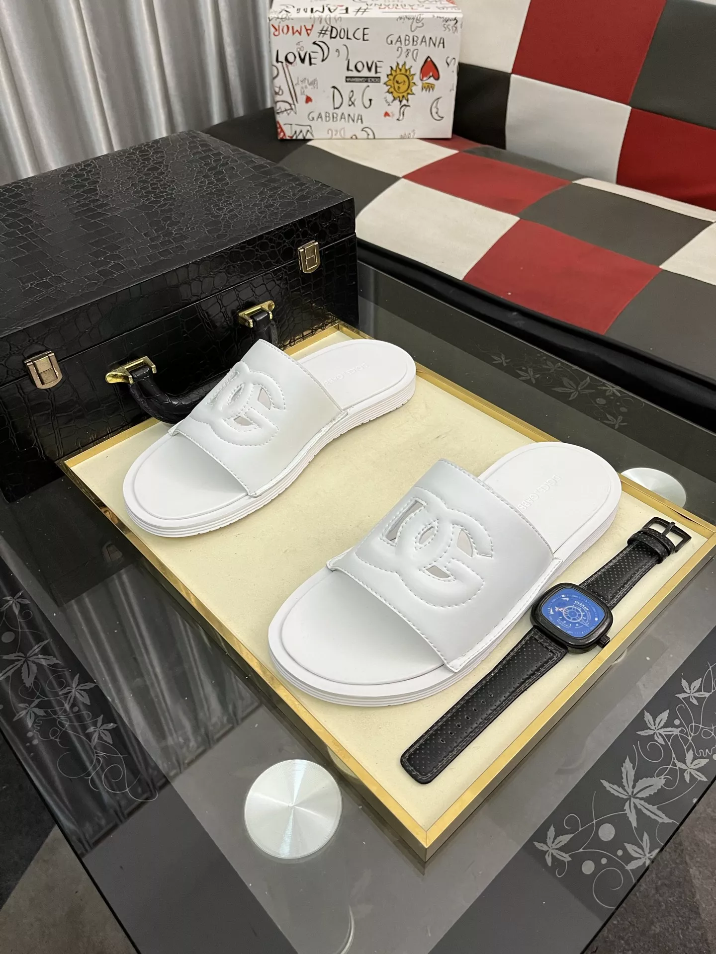 Dolce & Gabbana D&G Slippers For Men Functional 8096