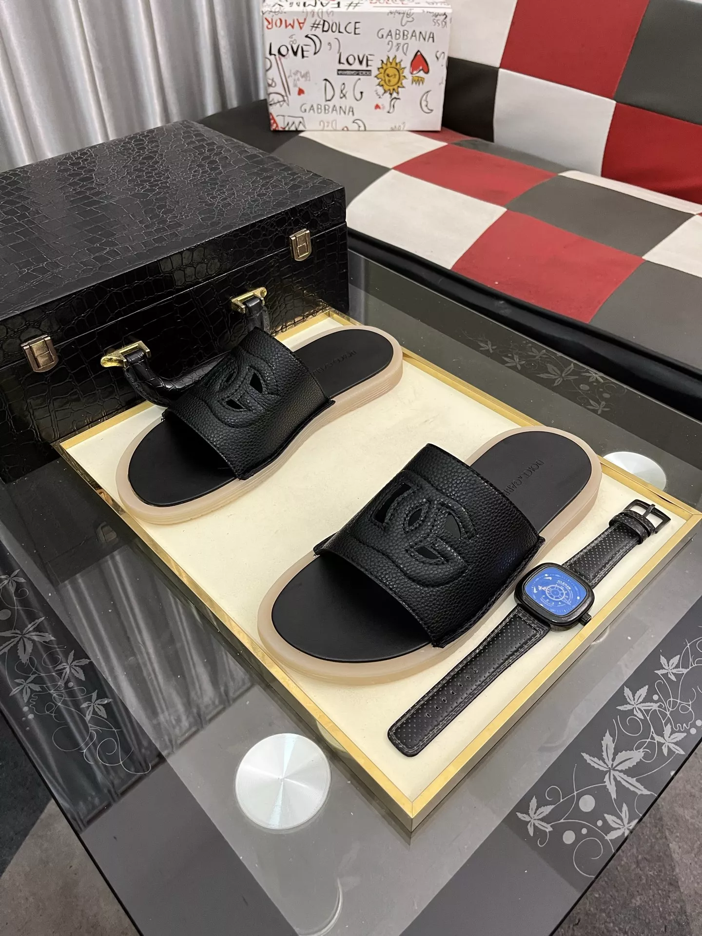 Dolce & Gabbana D&G Slippers For Men UrbanStyle 8504