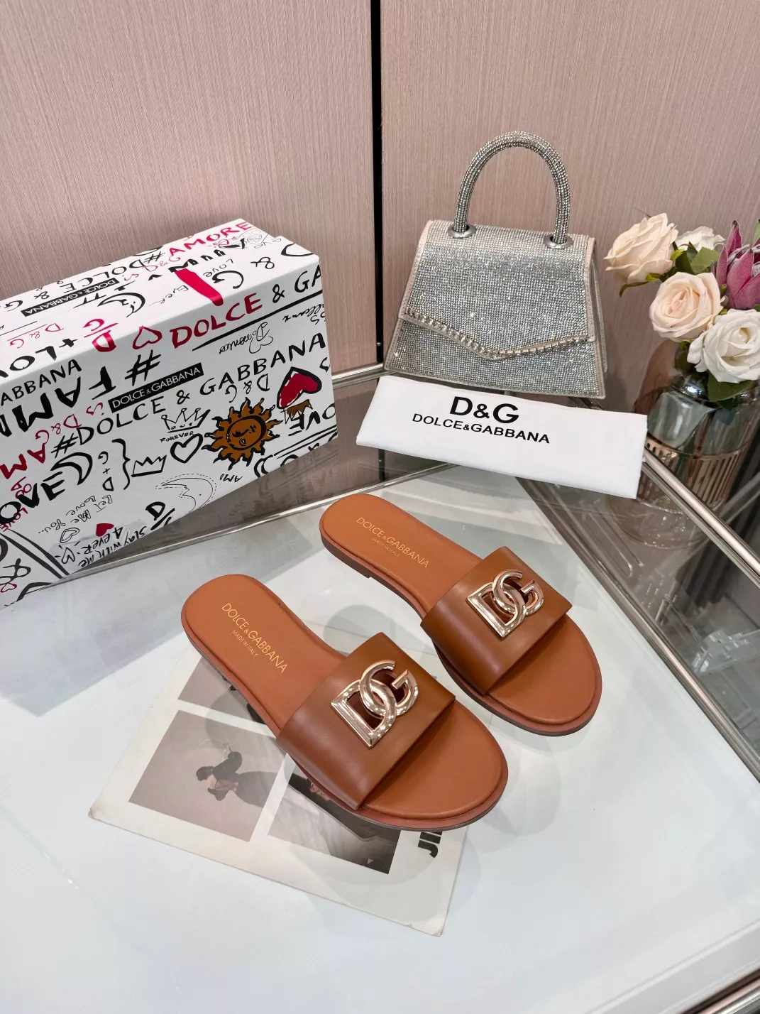 Dolce & Gabbana D&G Slippers For Women Compact 5315