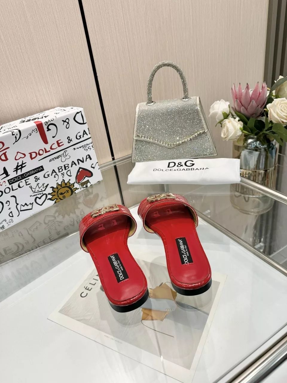 Dolce & Gabbana D&G Slippers For Women Durable 6994