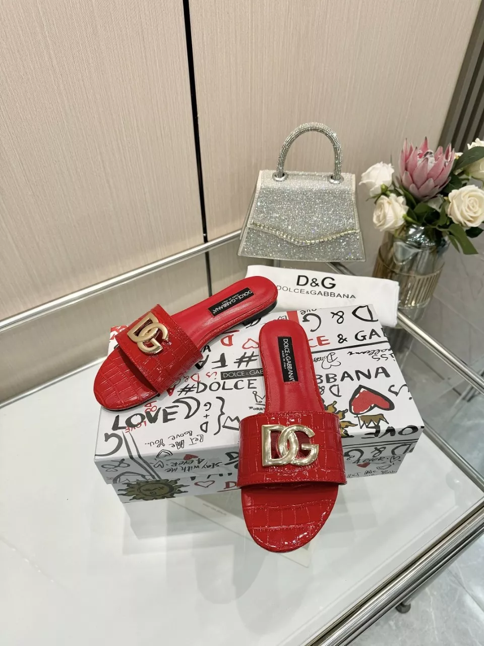 Dolce & Gabbana D&G Slippers For Women Durable 6994