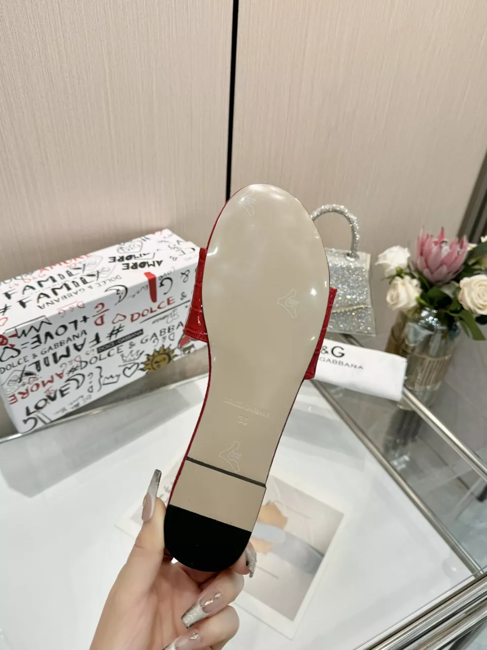 Dolce & Gabbana D&G Slippers For Women Durable 6994