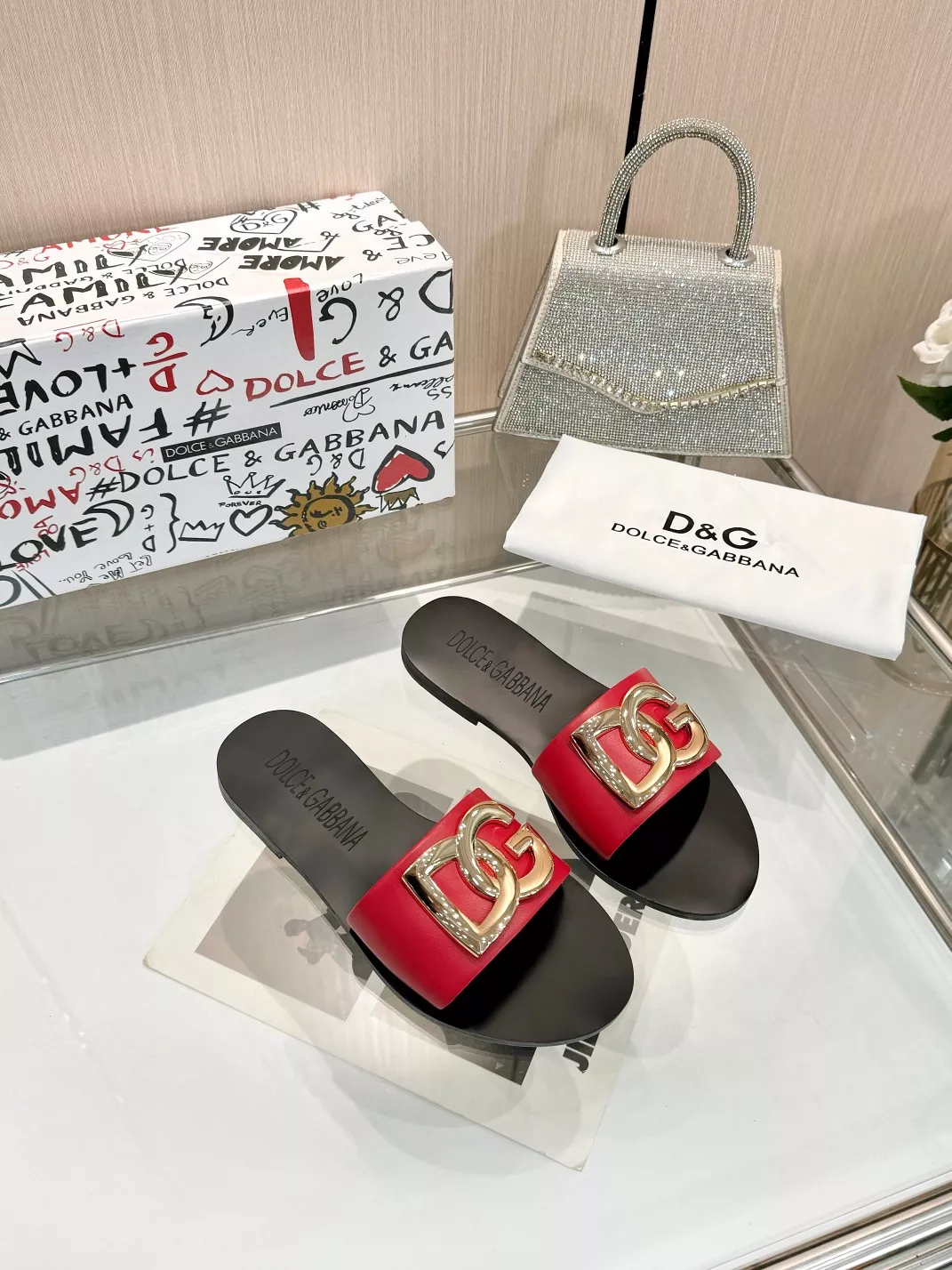Dolce & Gabbana D&G Slippers For Women EyeCatching 9708