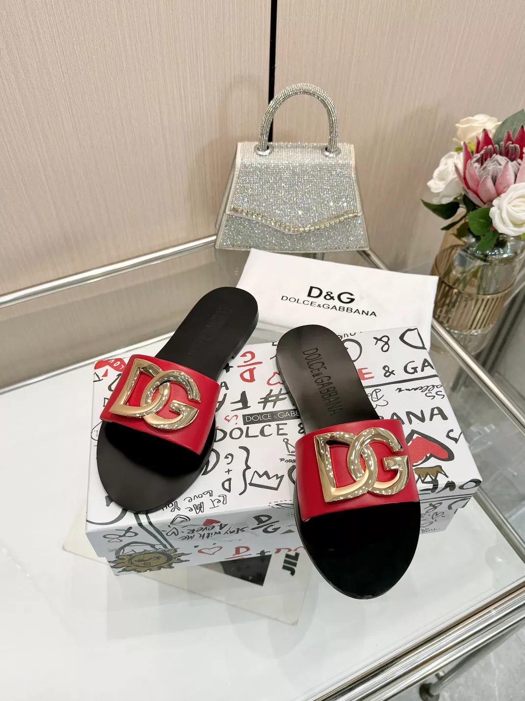 Dolce & Gabbana D&G Slippers For Women EyeCatching 9708