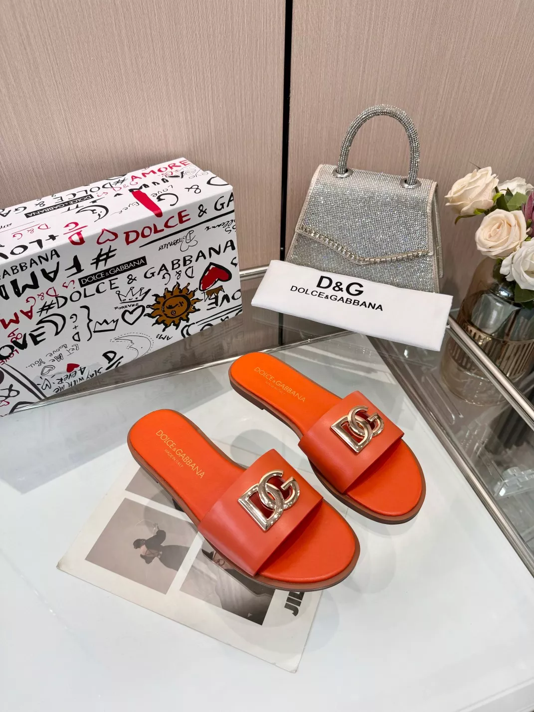 Dolce & Gabbana D&G Slippers For Women Practical 7979