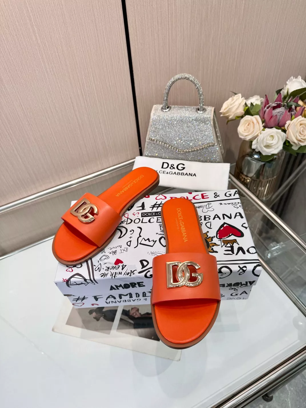Dolce & Gabbana D&G Slippers For Women Practical 7979
