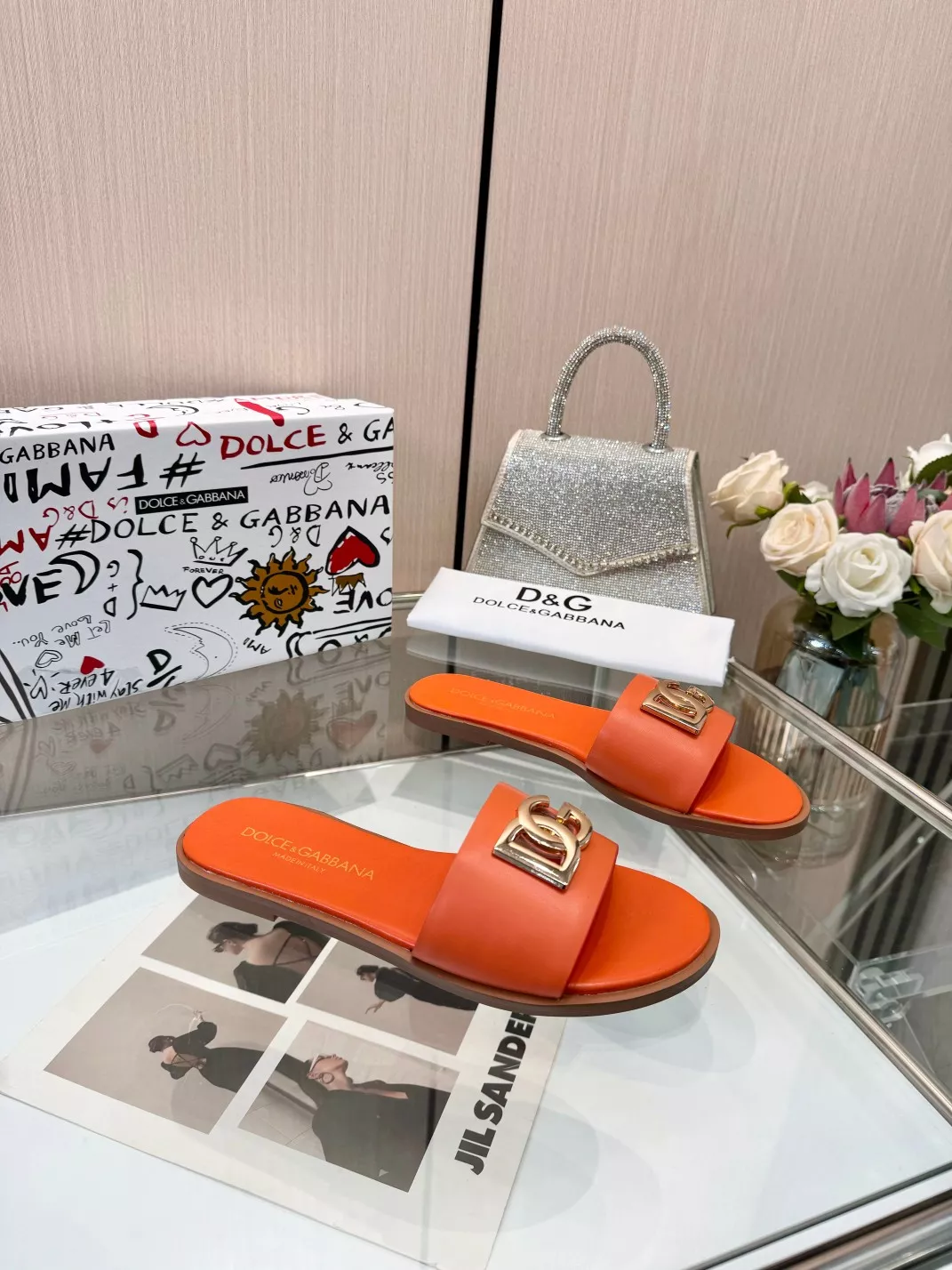 Dolce & Gabbana D&G Slippers For Women Practical 7979