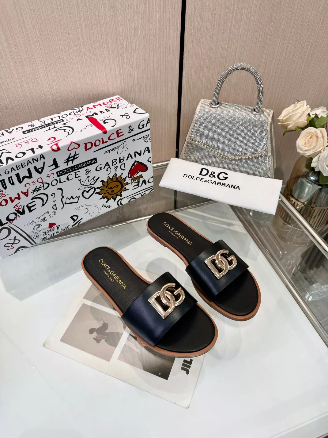 Dolce & Gabbana D&G Slippers For Women Refined 6150