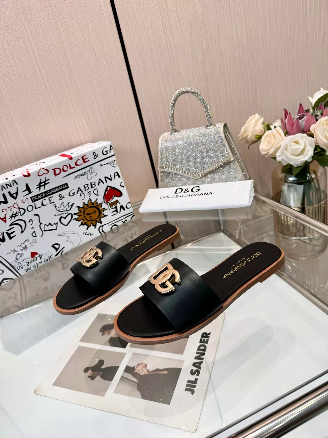 Dolce & Gabbana D&G Slippers For Women Refined 6150