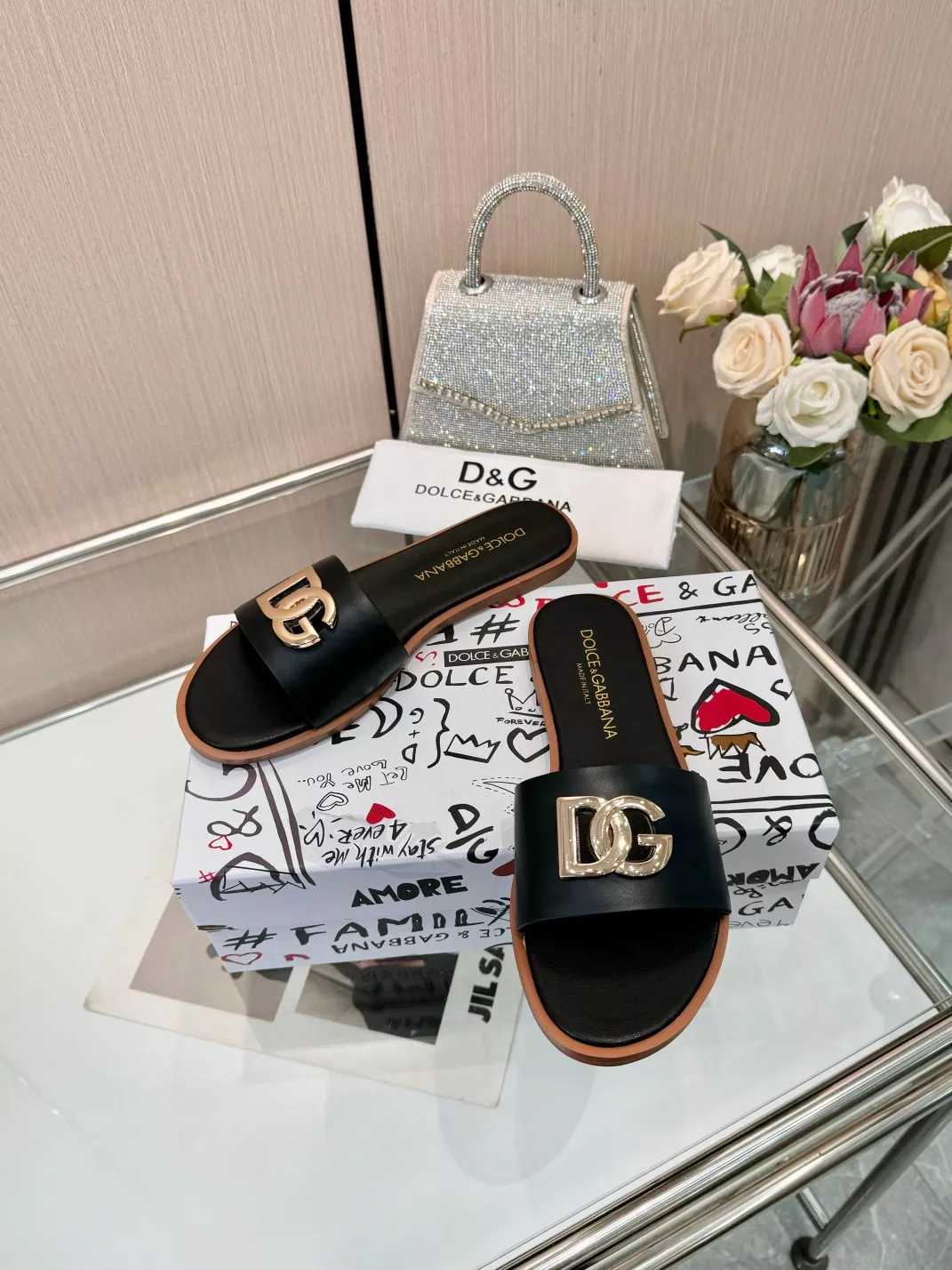 Dolce & Gabbana D&G Slippers For Women Refined 6150