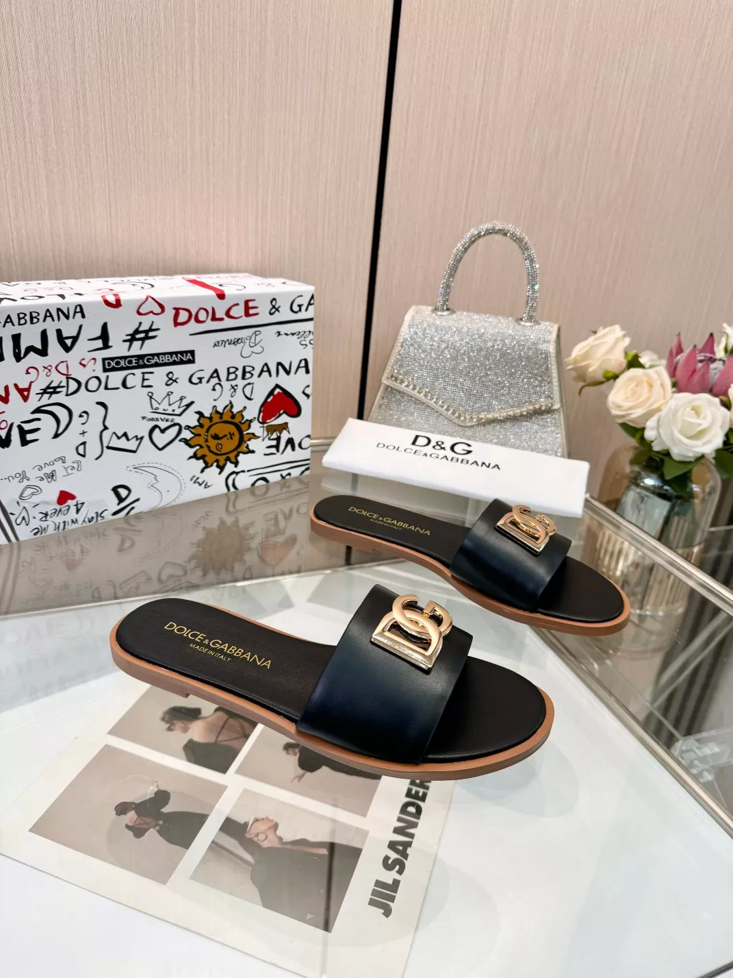 Dolce & Gabbana D&G Slippers For Women Refined 6150