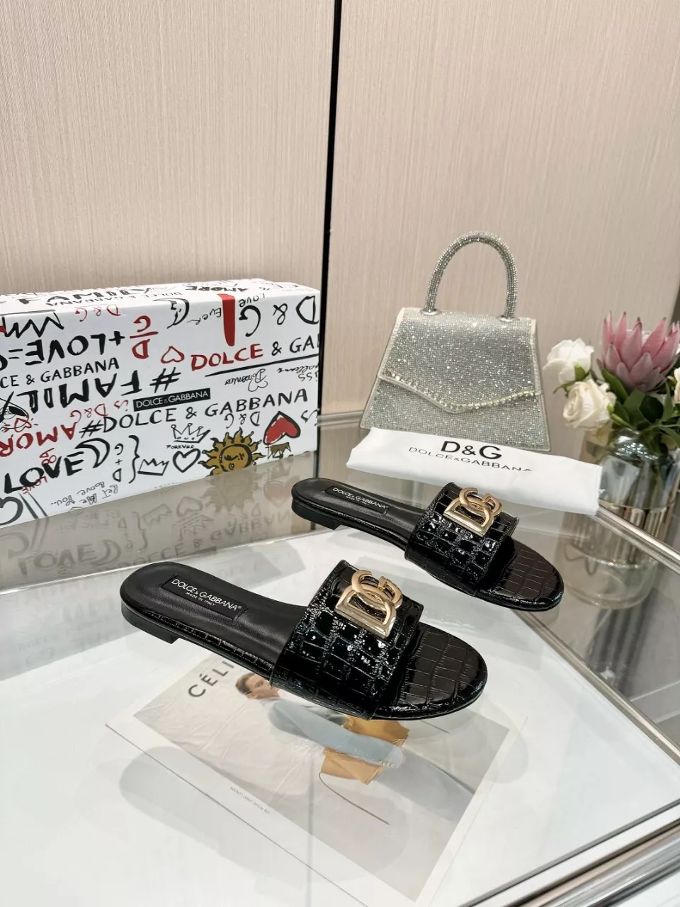 Dolce & Gabbana D&G Slippers For Women Refined 7952
