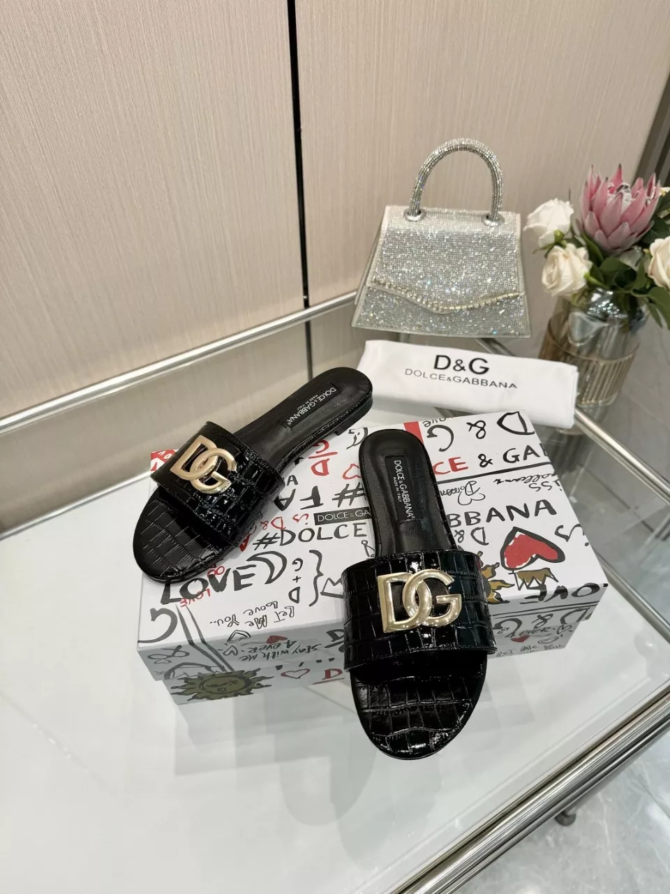 Dolce & Gabbana D&G Slippers For Women Refined 7952